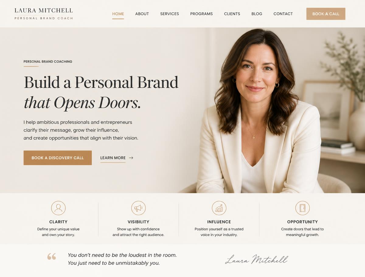 Wellora website concept mockup